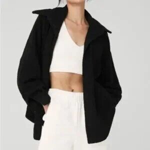 EUC ALO Yoga Micro Envy Shacket Medium